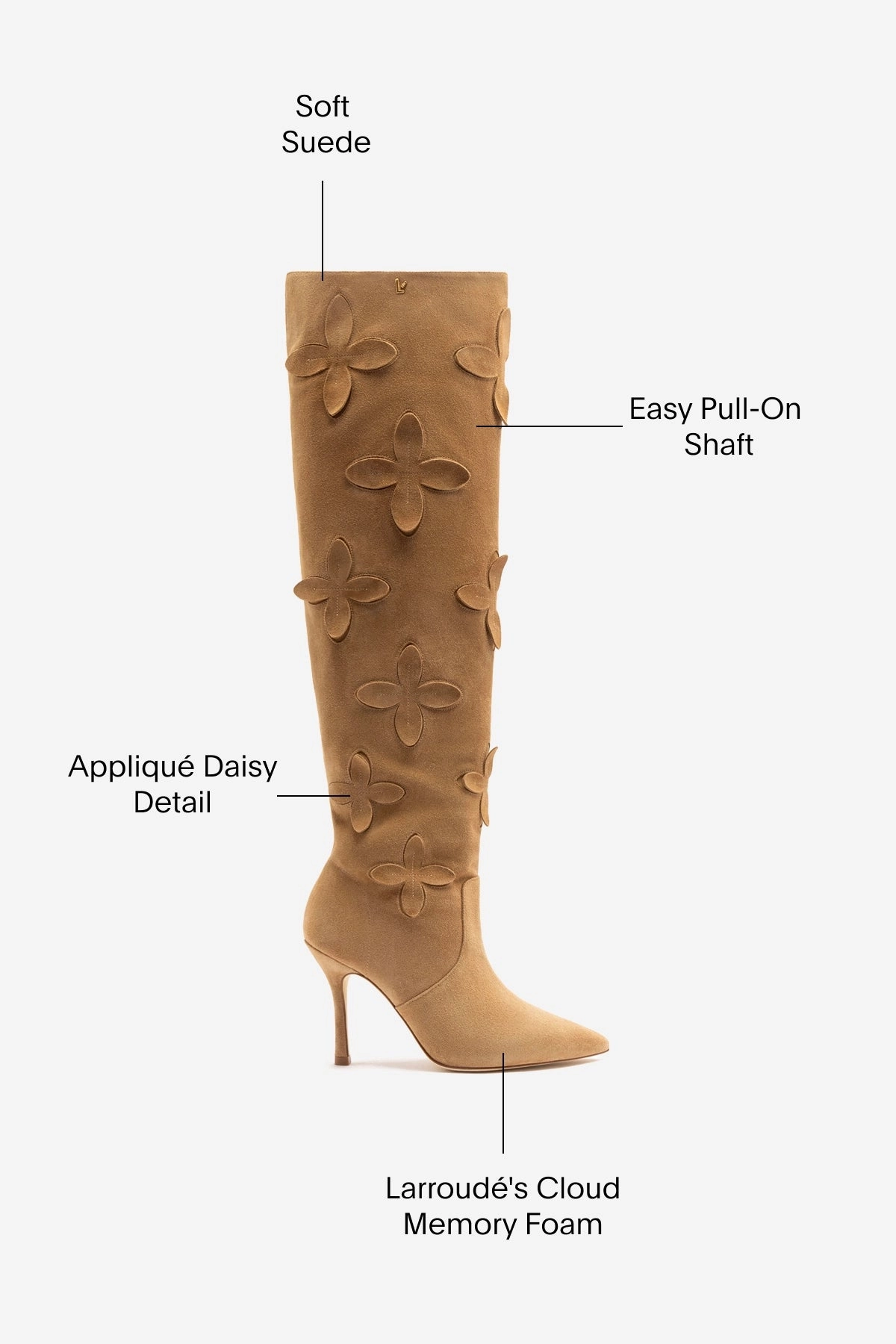 Julia Boot In Peanut Suede