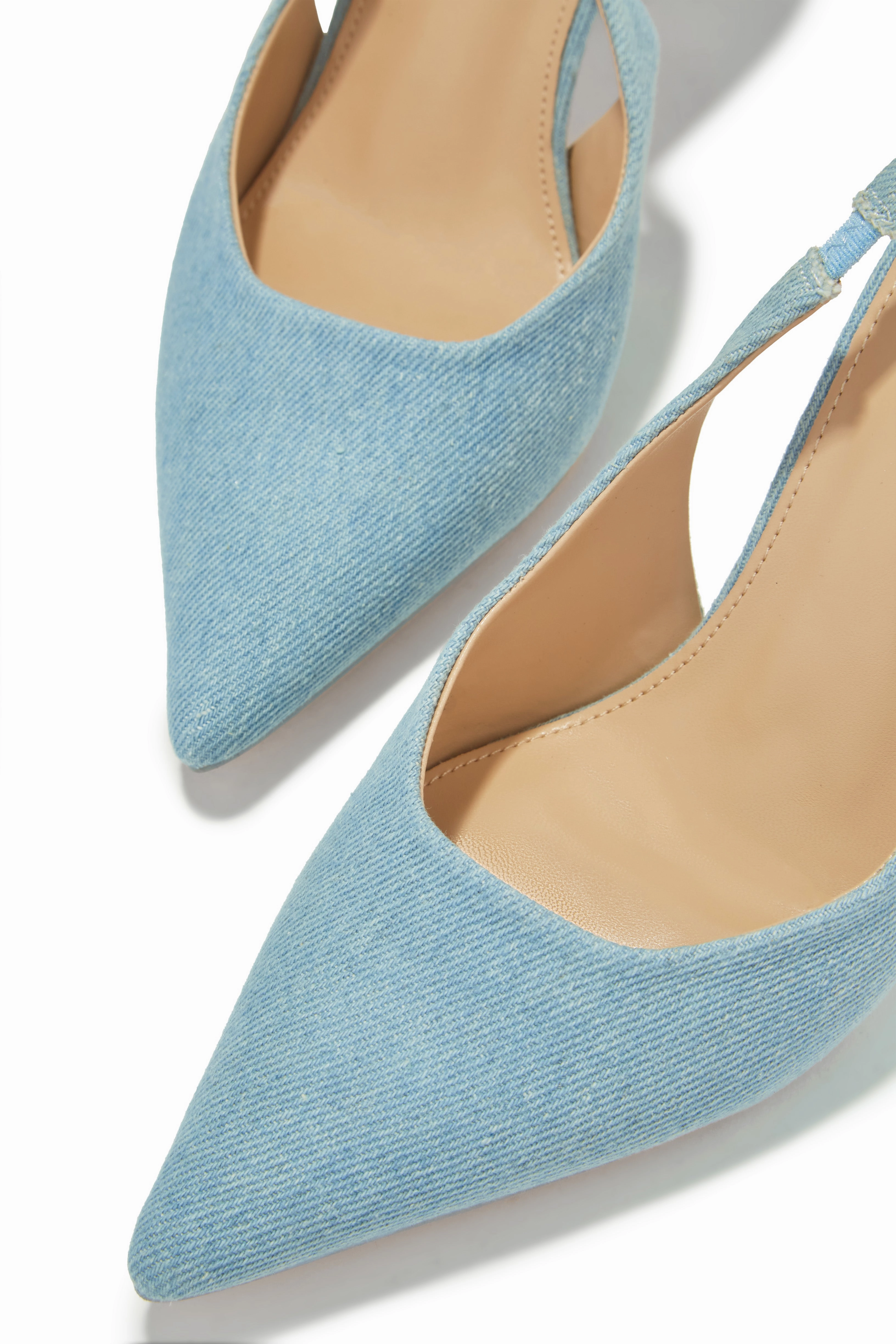 Karia Slingback Pumps - Denim