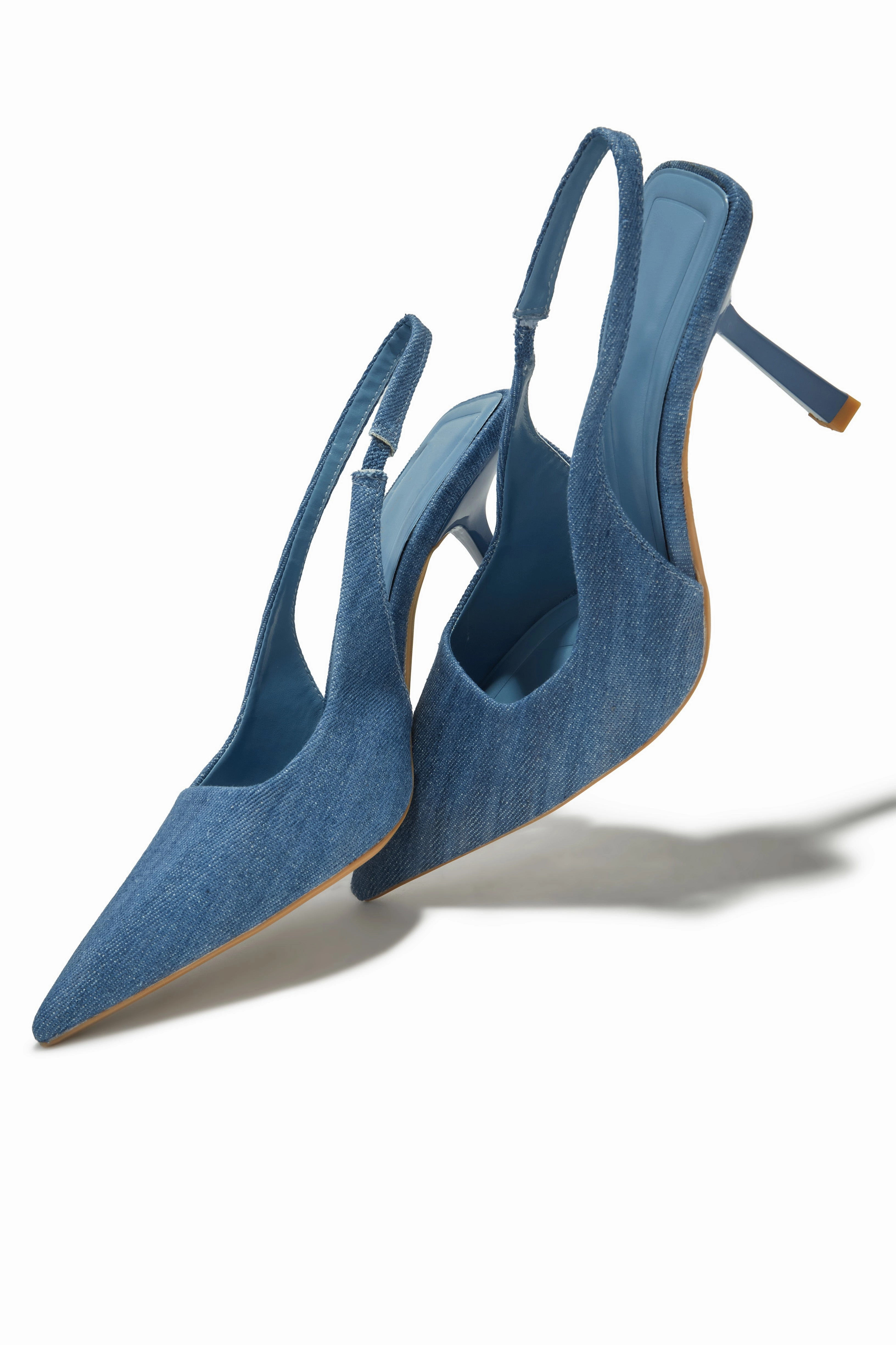 Karianna Slingback Pumps - Denim