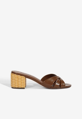 Keefa Straw Mule Sandal