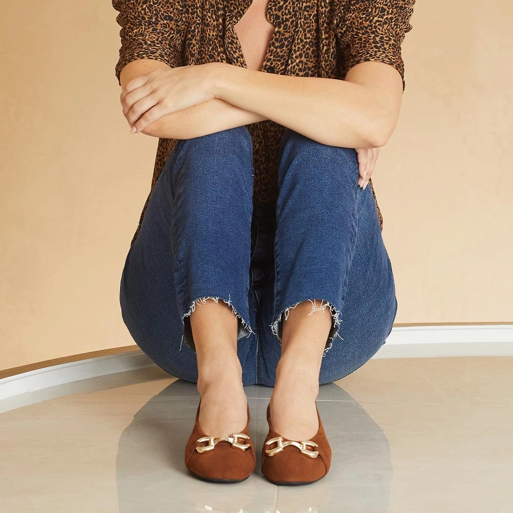 Lydia: Chestnut Suede