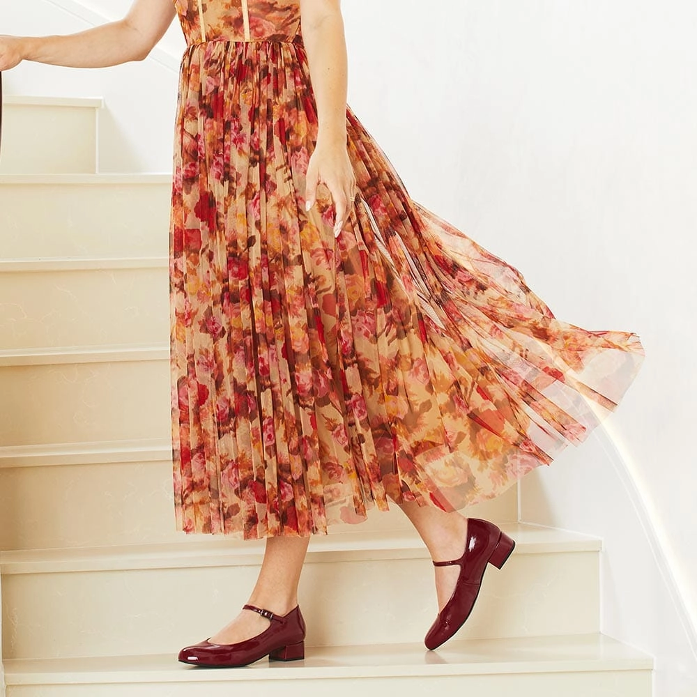 Nancy: Burgundy Leather