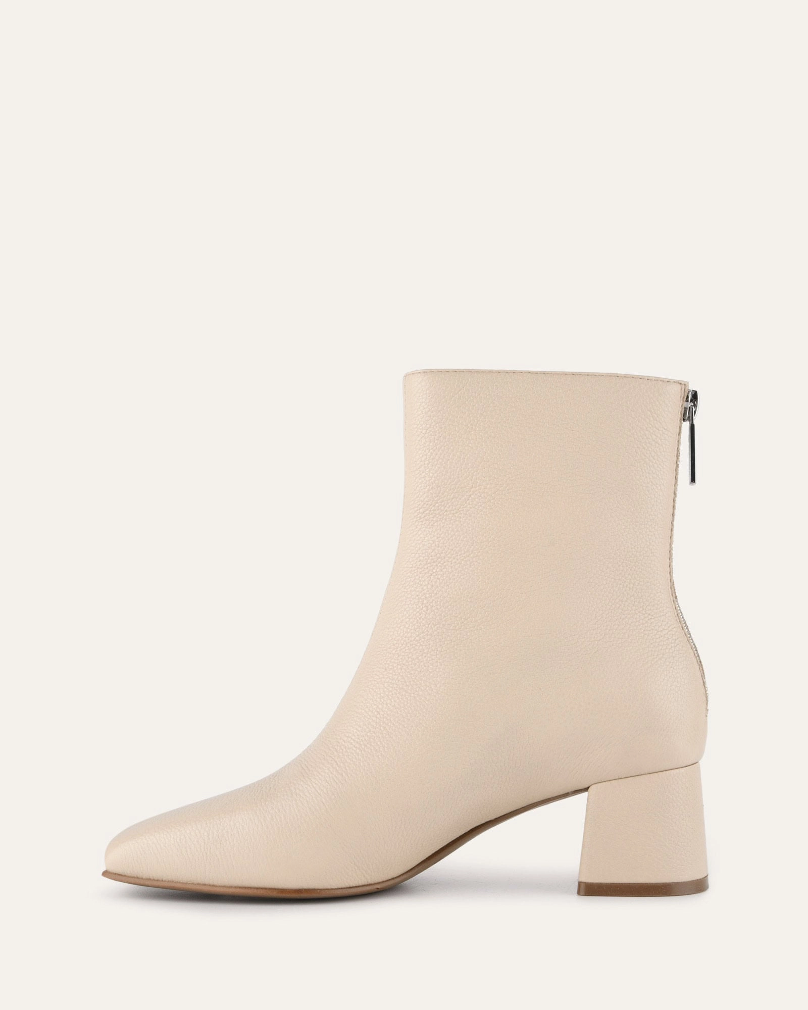NORI MID ANKLE BOOTS SAND LEATHER