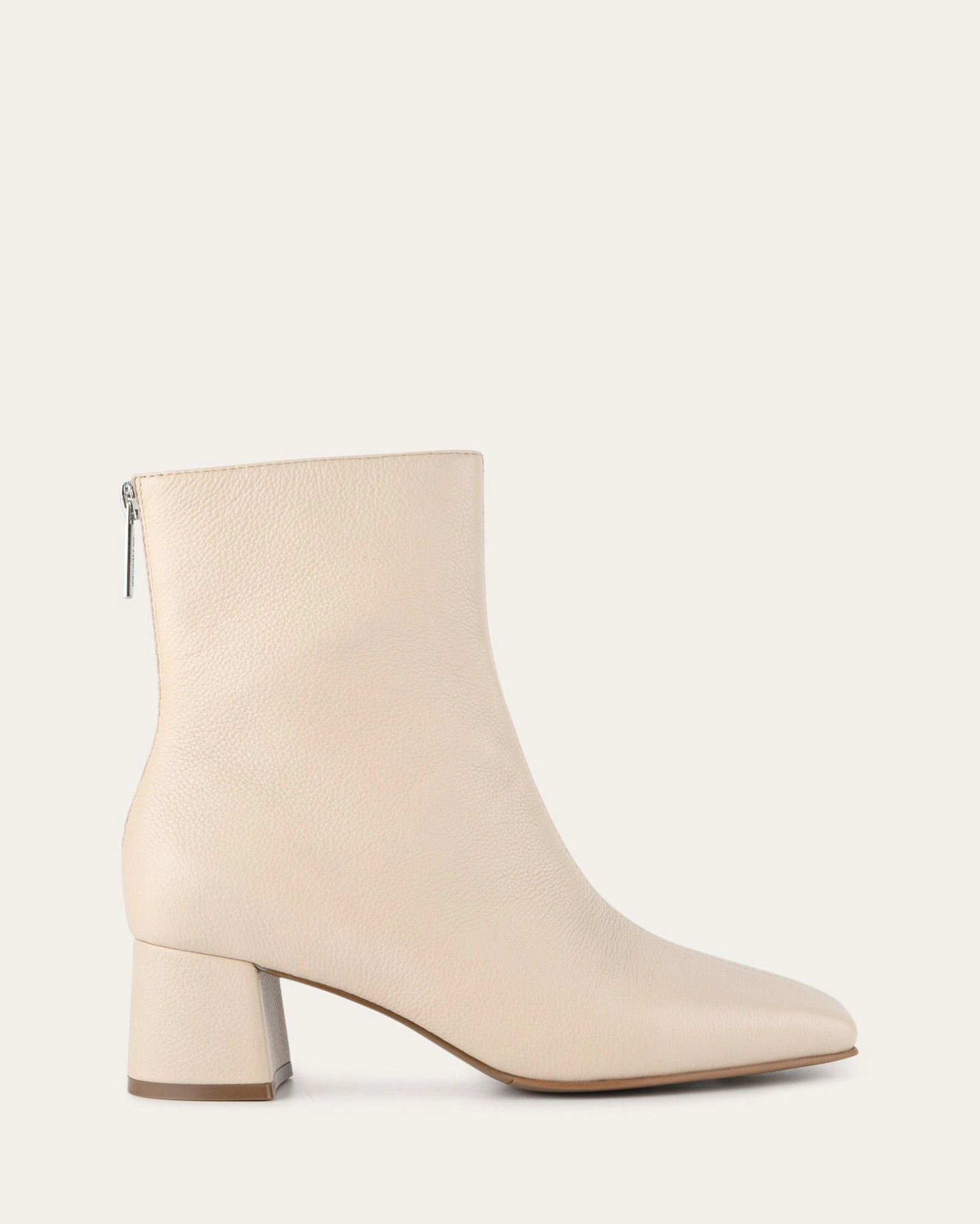NORI MID ANKLE BOOTS SAND LEATHER
