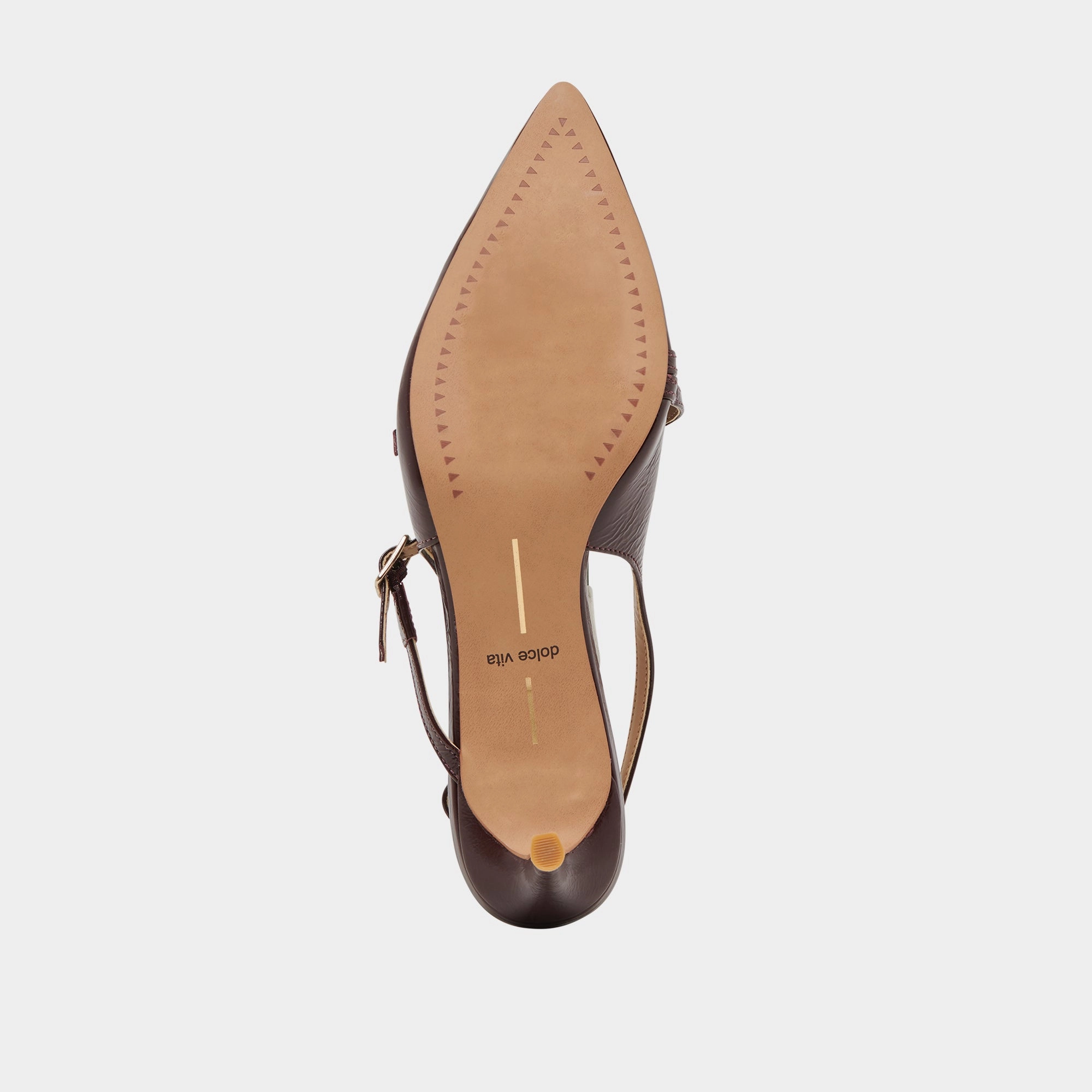 PAMLA MID WIDE HEELS CRANBERRY CRINKLE PATENT
