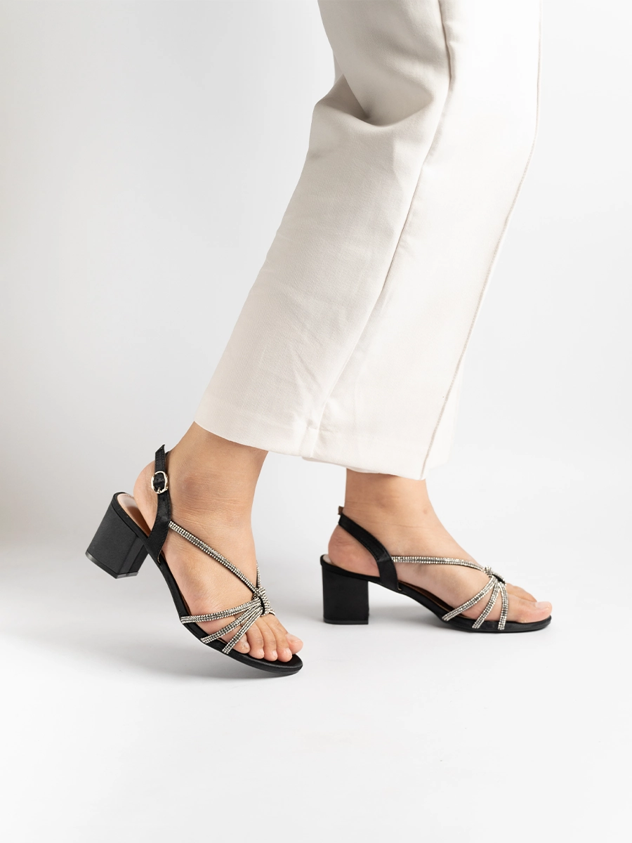 Perry Glitter Strap Heels