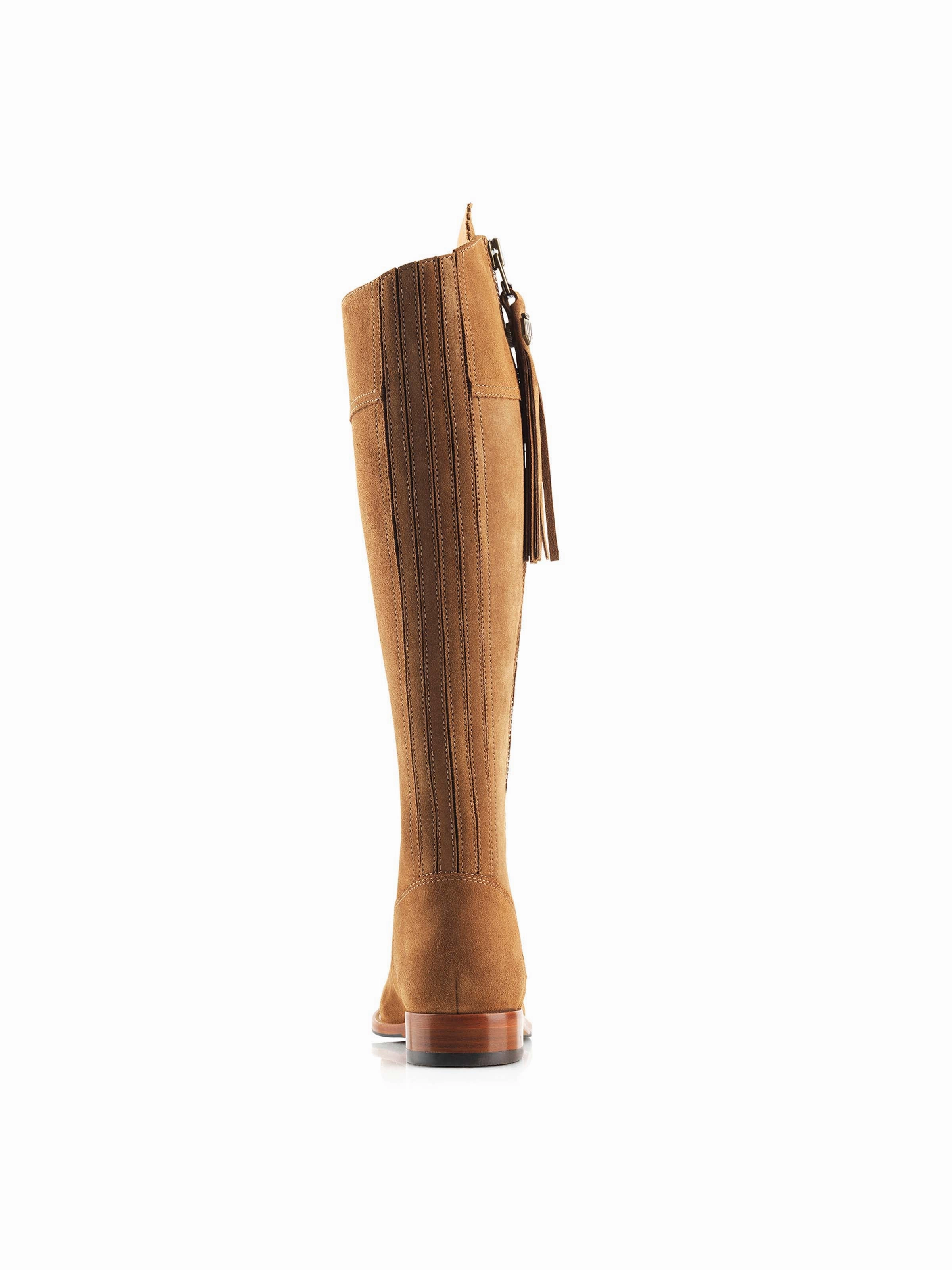 Regina (Regular Fit) - Tan Suede