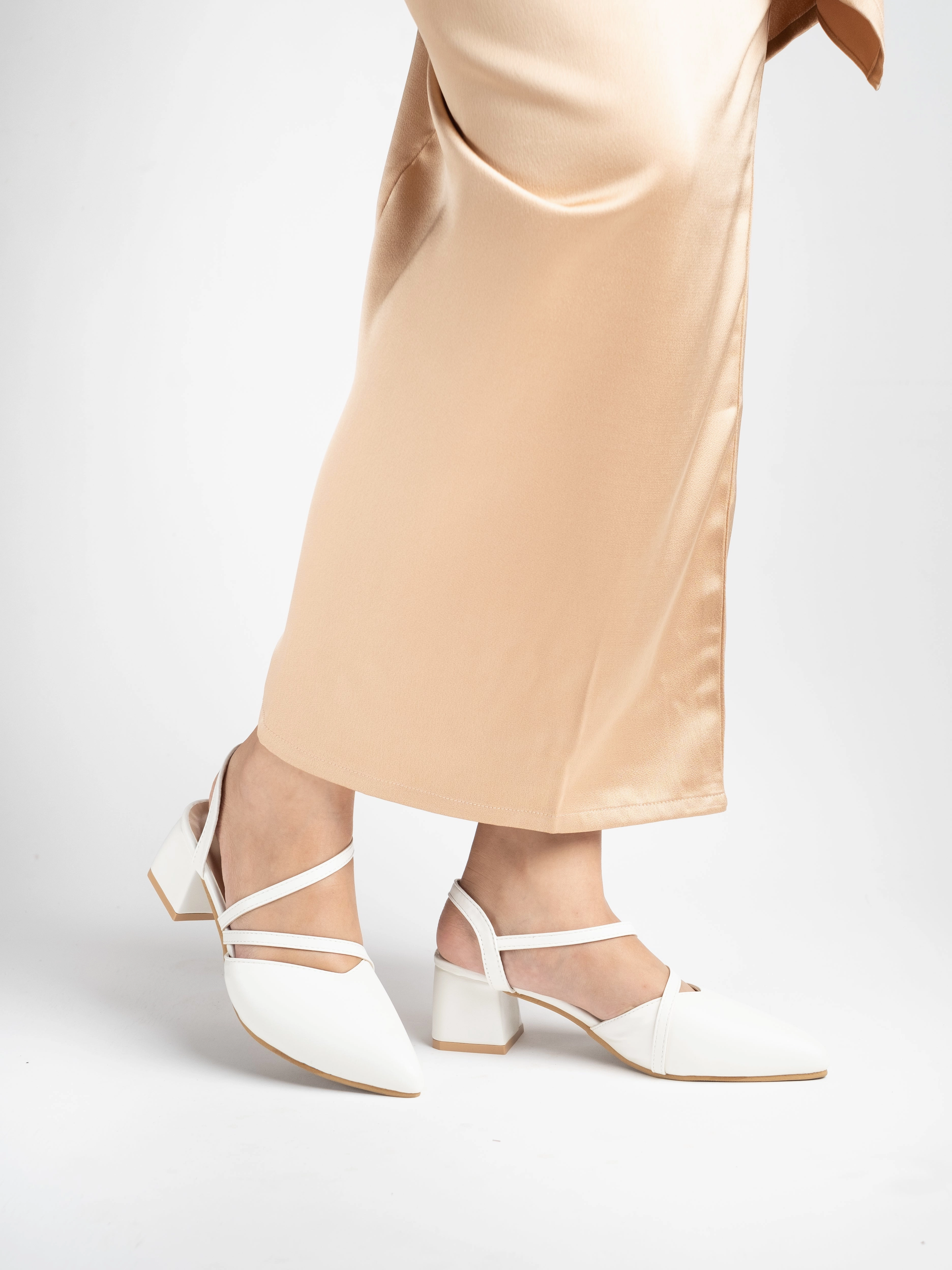Rhys Strap Slingback Heels