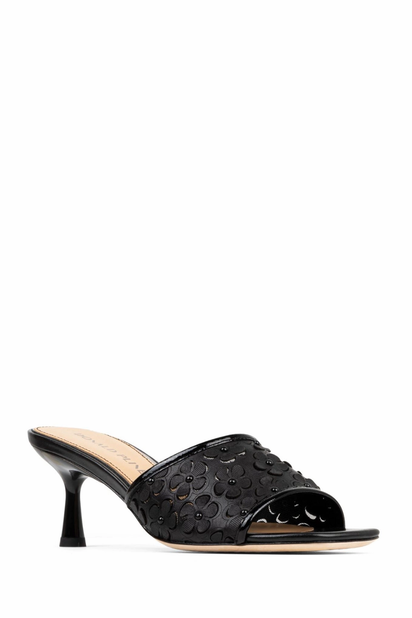 Rikki Sandal - Black Floral