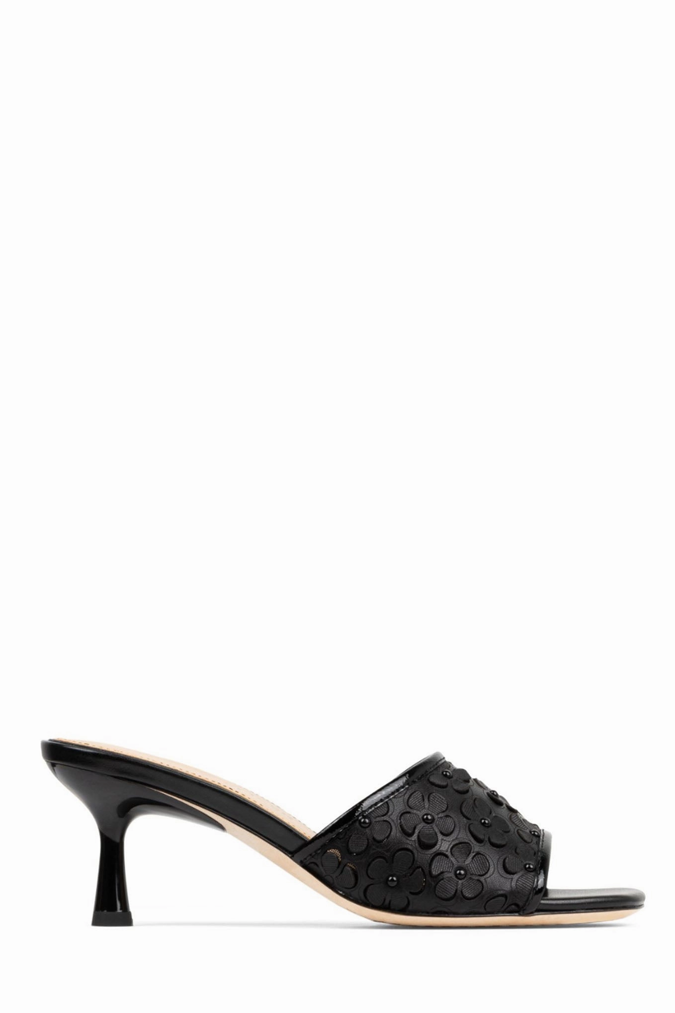 Rikki Sandal - Black Floral