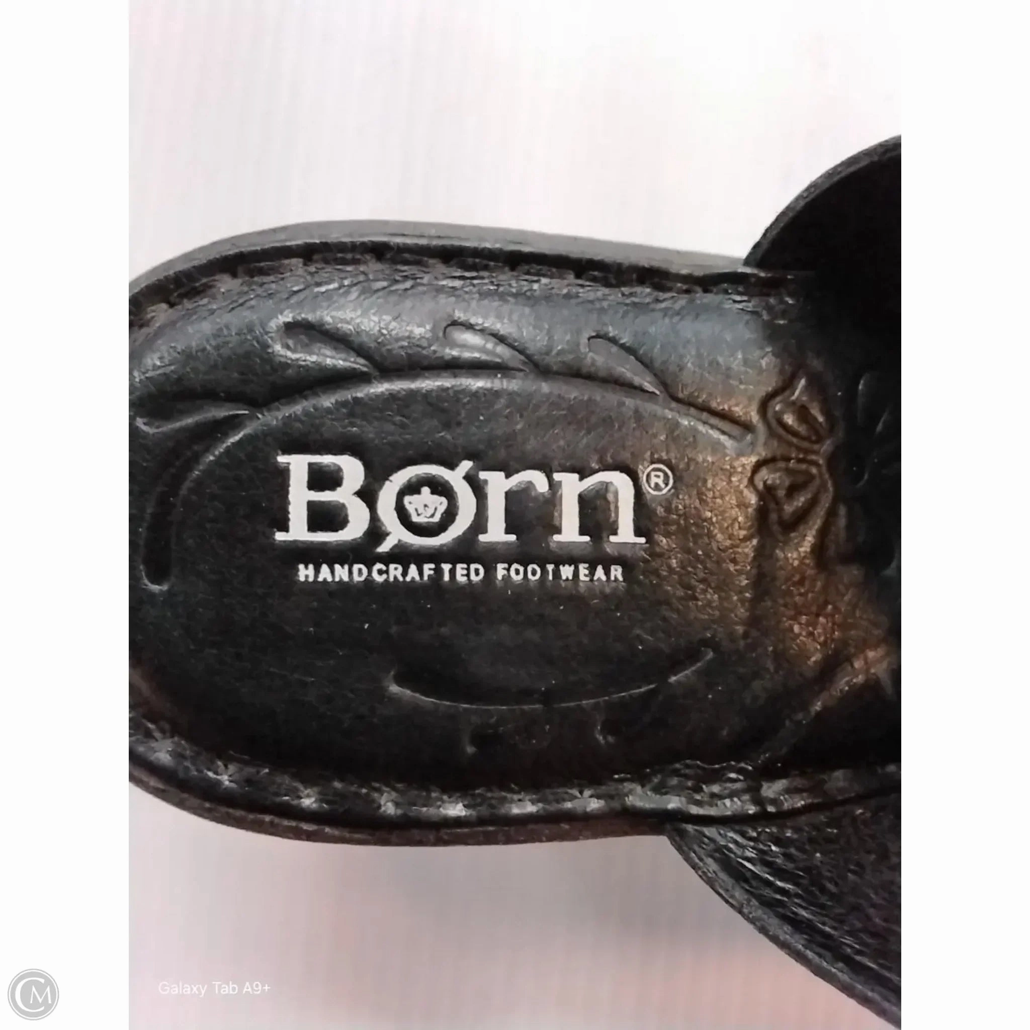 Sandals Heels Kitten By Born In Black, Size: 8