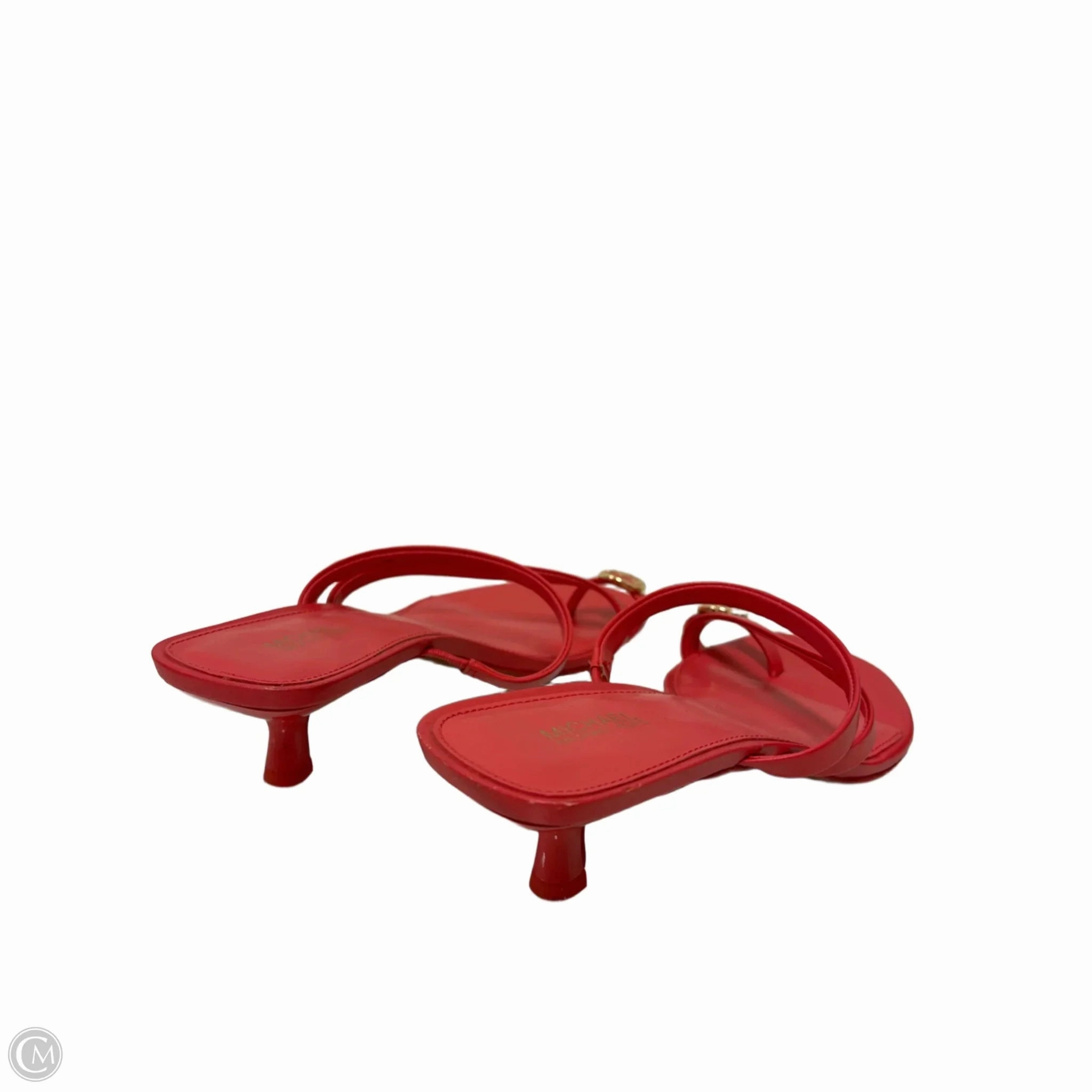Sandals Heels Kitten By Michael By Michael Kors In Pink, Size: 7.5