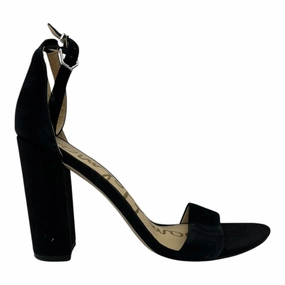 Sandals Heels Kitten By Sam Edelman In Black, Size:9.5