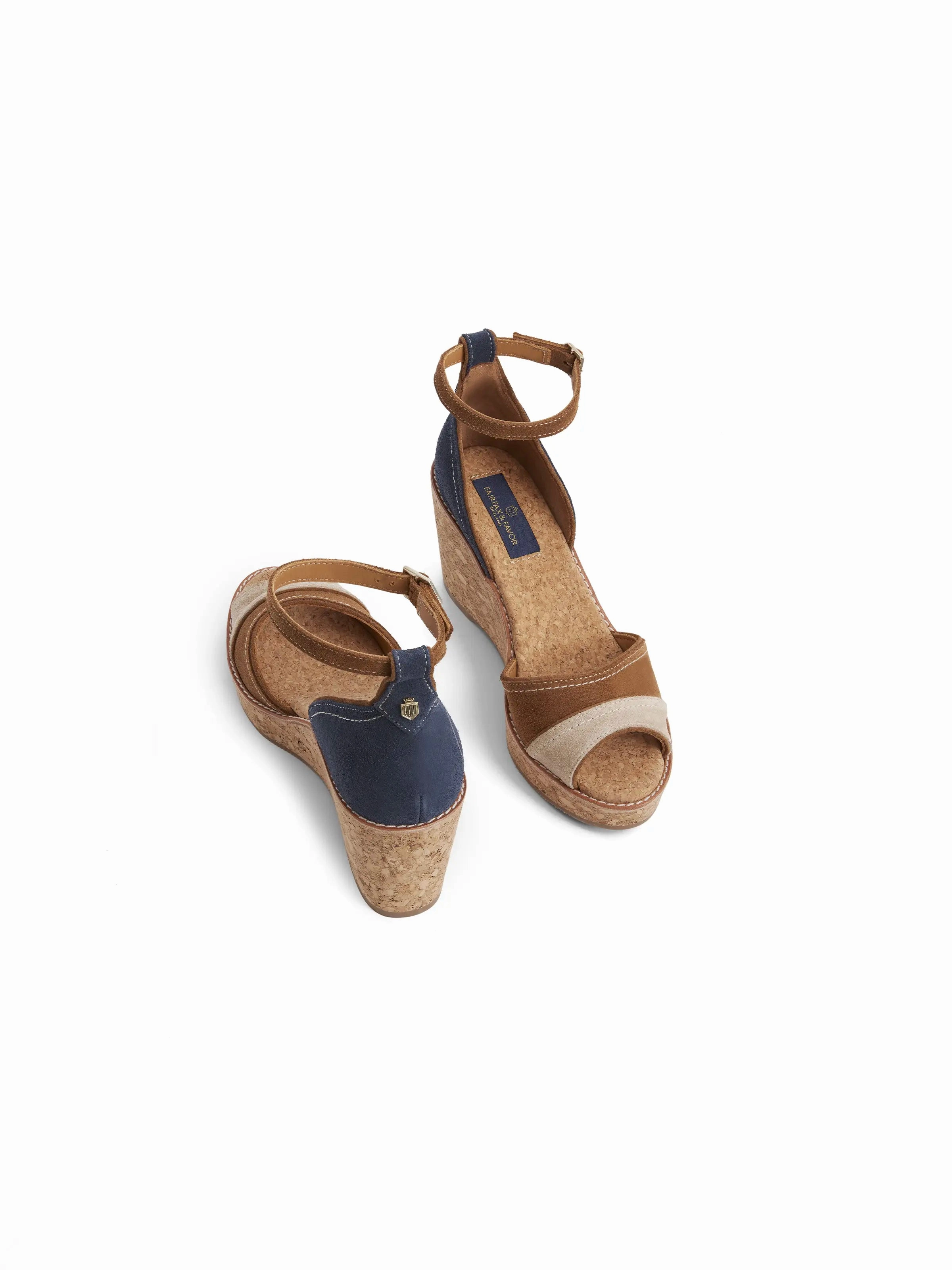 Santorini Mid Wedge - Tri-Color