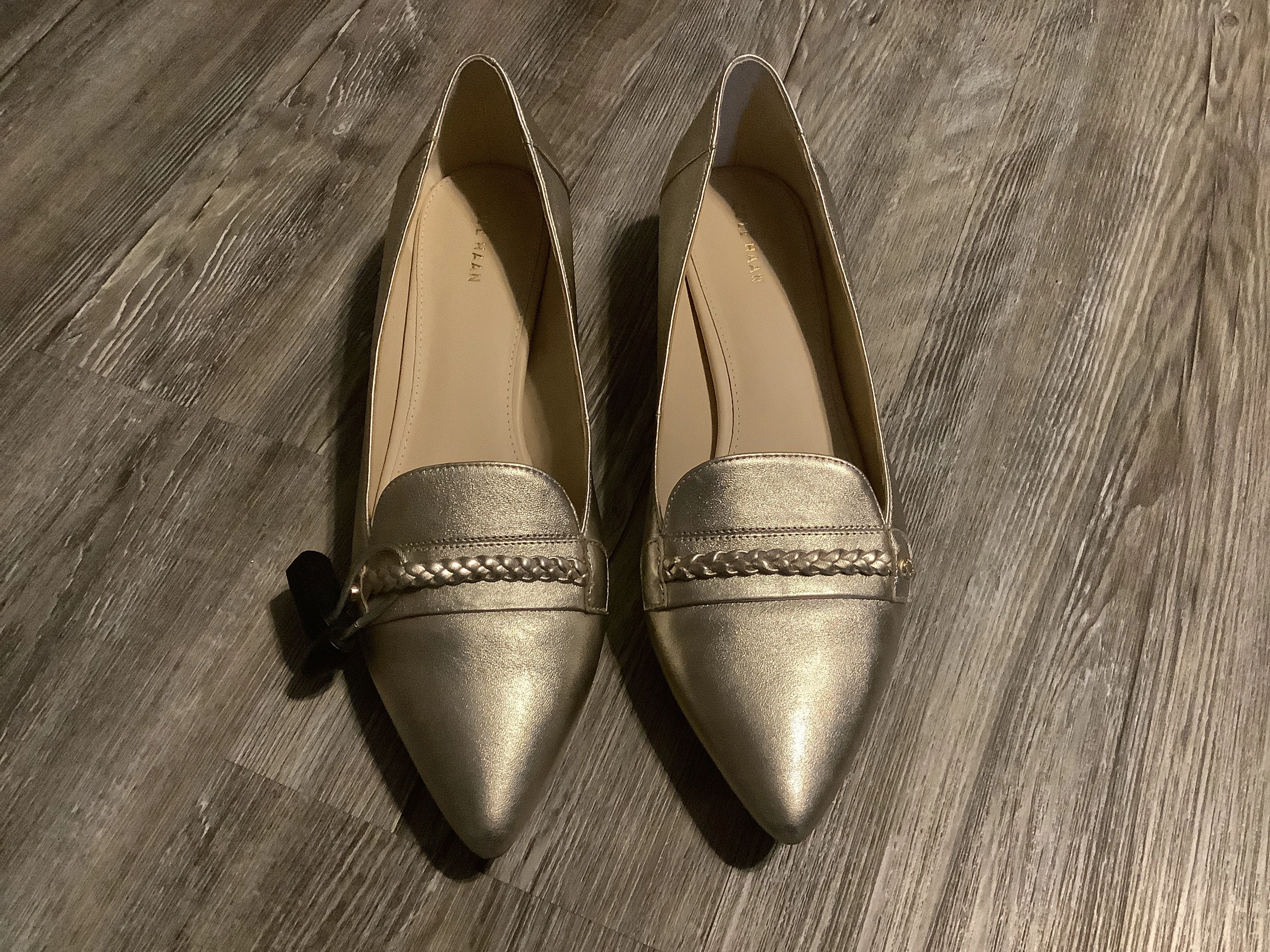 Shoes Heels Block By Cole-haan In Gold, Size: 10.5