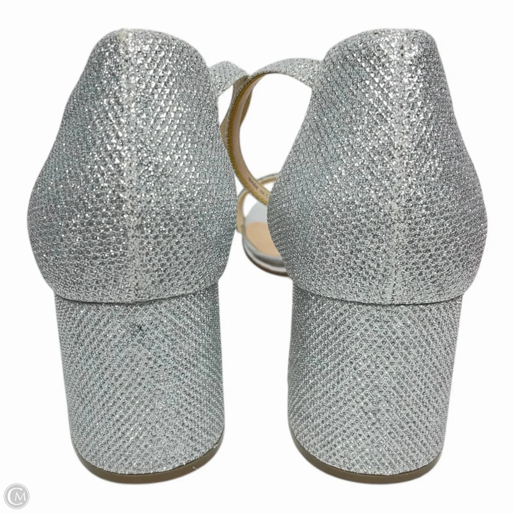 Shoes Heels Block By Nina In Silver, Size: 8.5