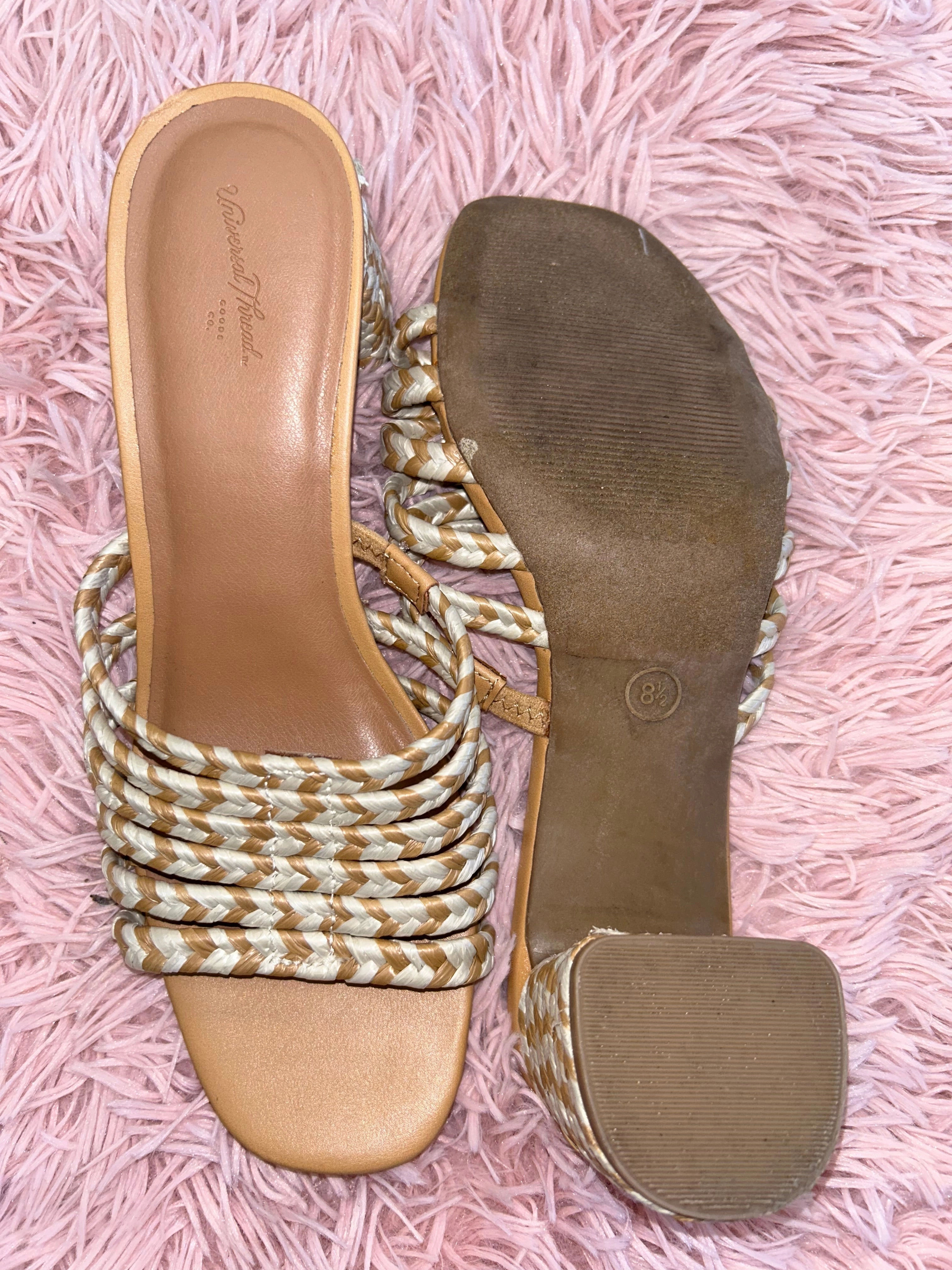 Shoes Heels Block By Universal Thread  Size: 8.5