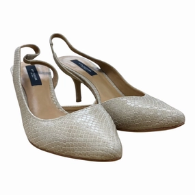 Shoes Heels Kitten By Ann Taylor In Tan, Size:6.5