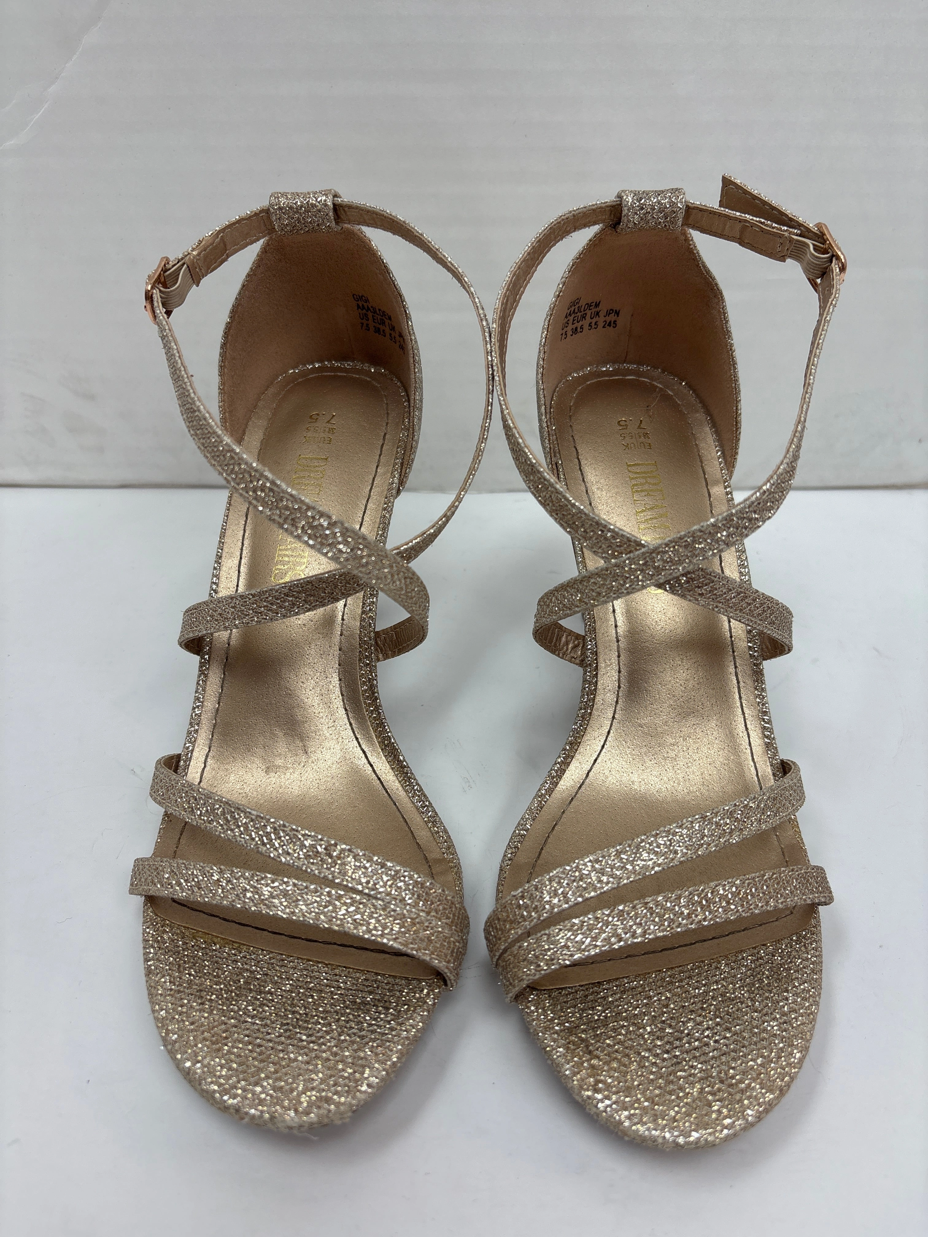 Shoes Heels Kitten By Dreamers In Rose Gold, Size: 7.5