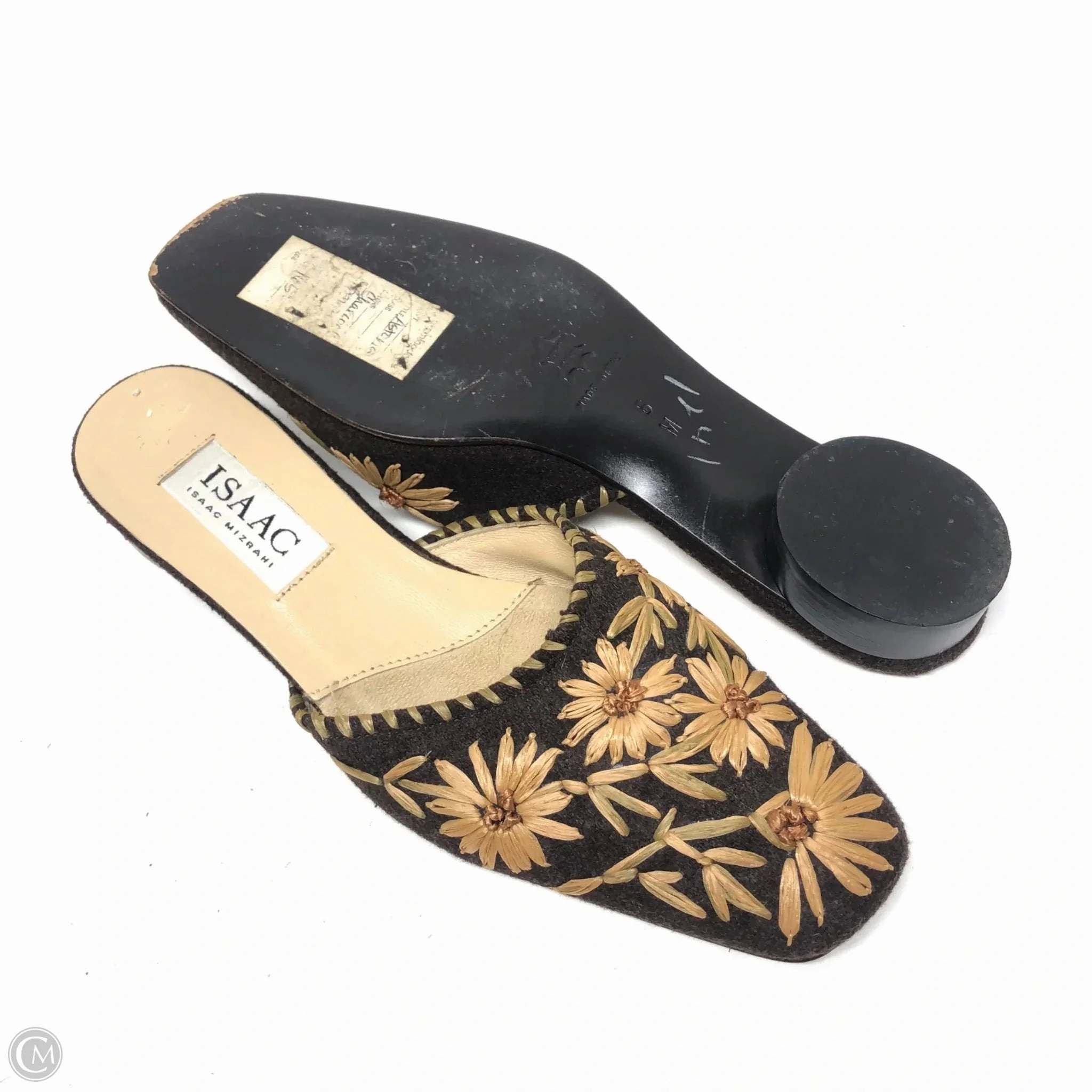 Shoes Heels Kitten By Isaac Mizrahi In Brown, Size: 6