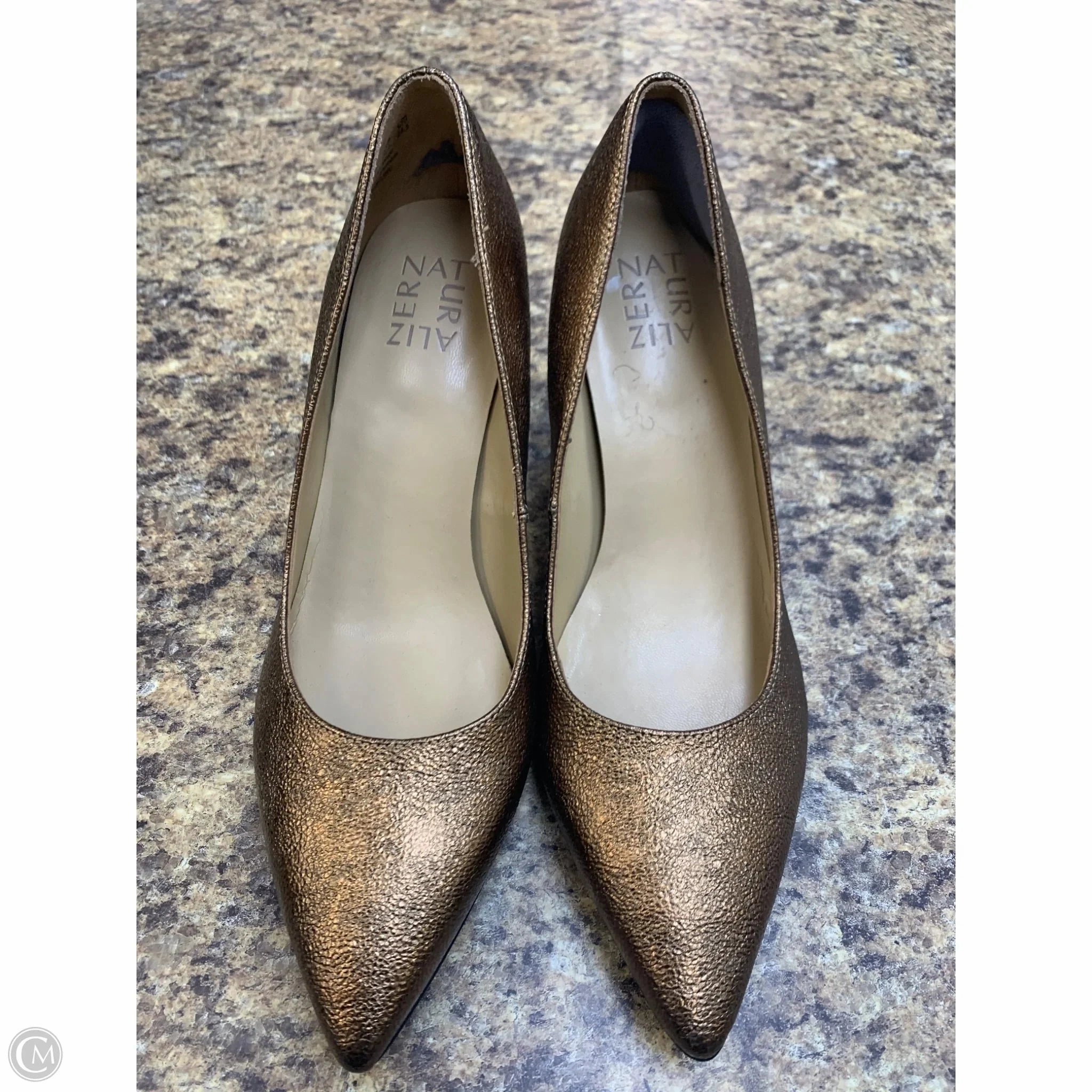 Shoes Heels Kitten By Naturalizer In Gold, Size: 7.5