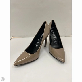 Shoes Heels Stiletto By Calvin Klein In Beige, Size: 9.5