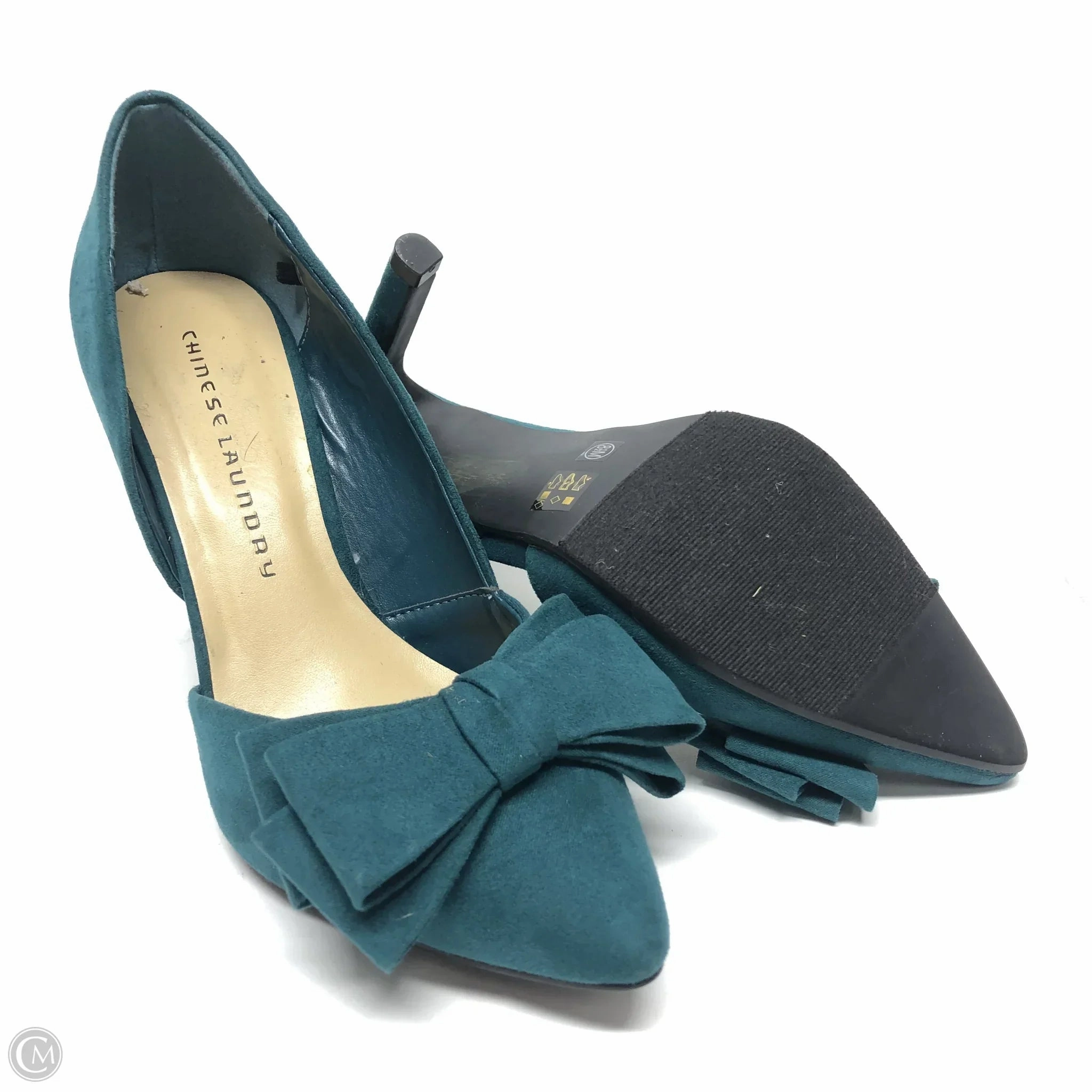 Shoes Heels Stiletto By Chinese Laundry In Green, Size: 8.5