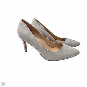 Shoes Heels Stiletto By Justfab In Grey, Size: 8.5