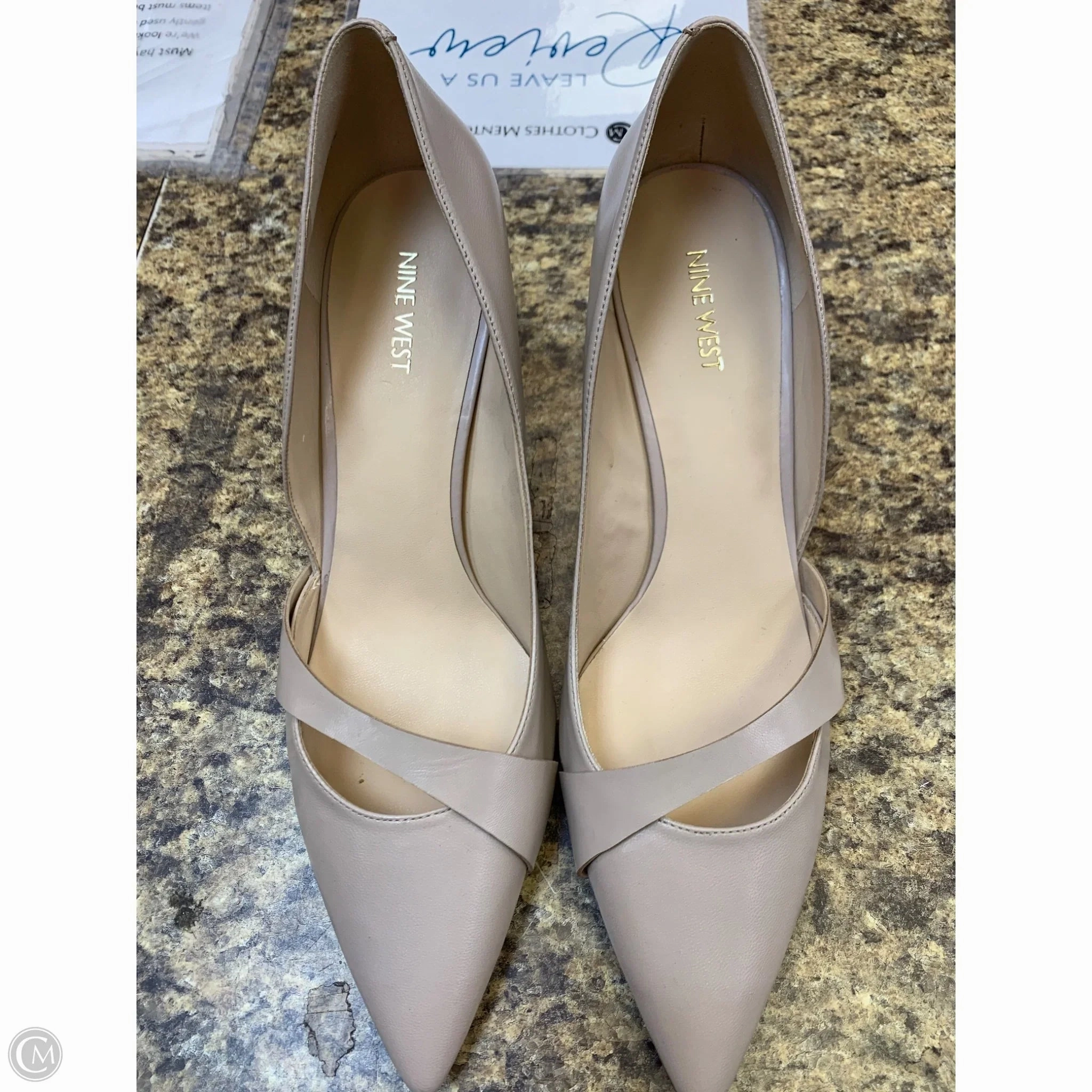 Shoes Heels Stiletto By Nine West In Beige, Size: 12