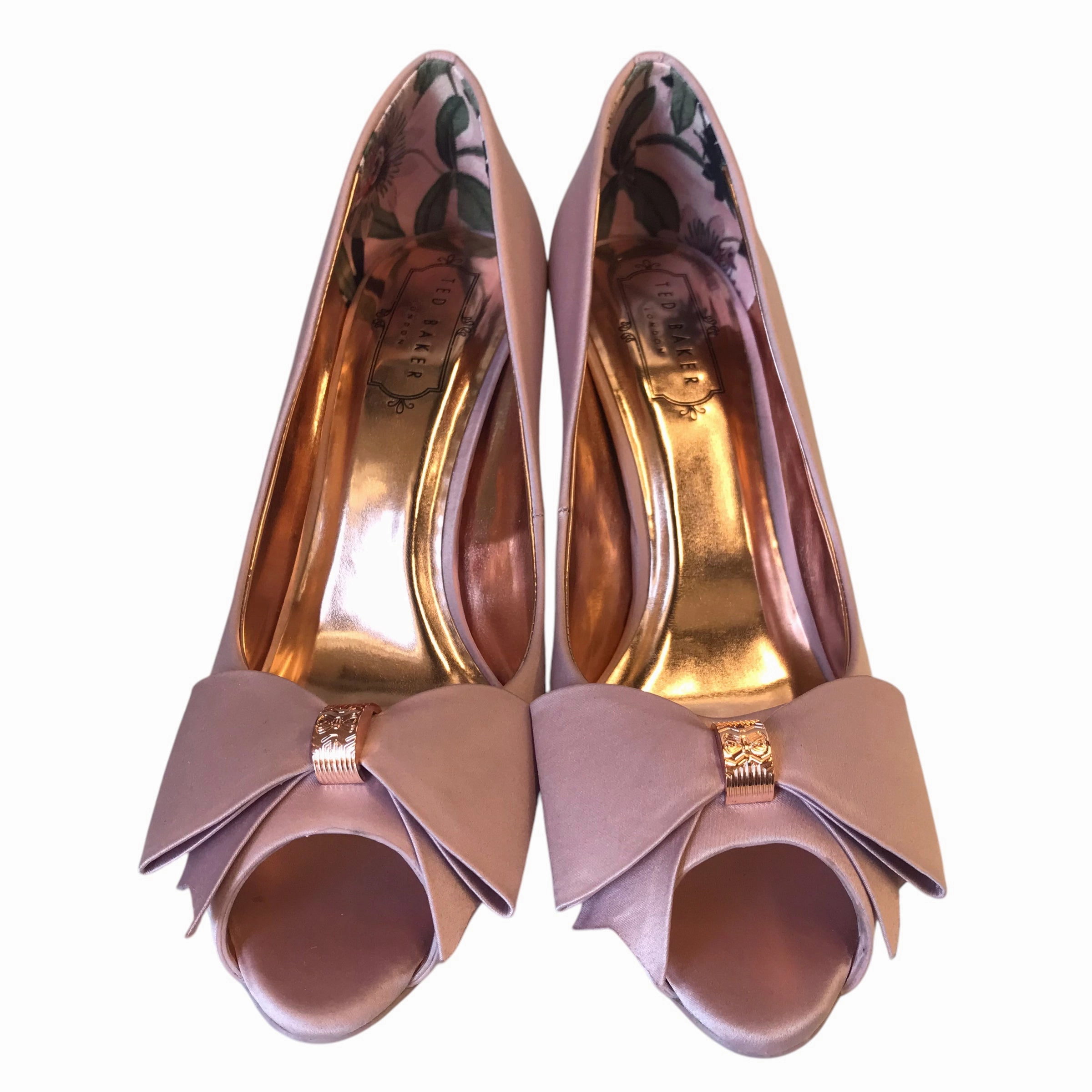 Shoes Heels Stiletto By Ted Baker In Pink, Size:8