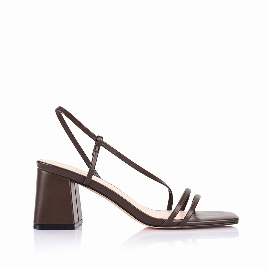 Stormi Block Heel Sandals - Chocolate Brown