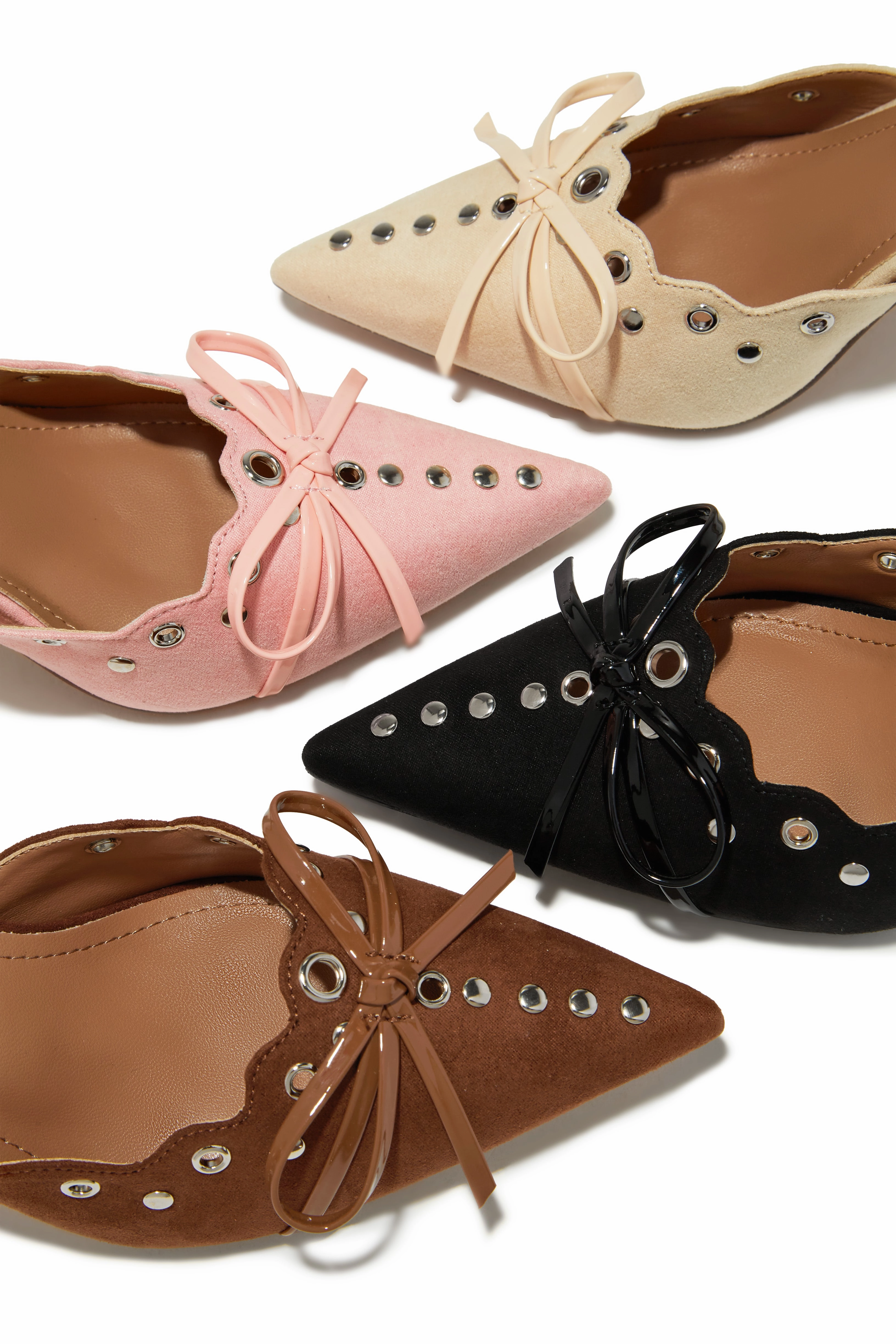 Sylvia Pump Heel Mules - Pink