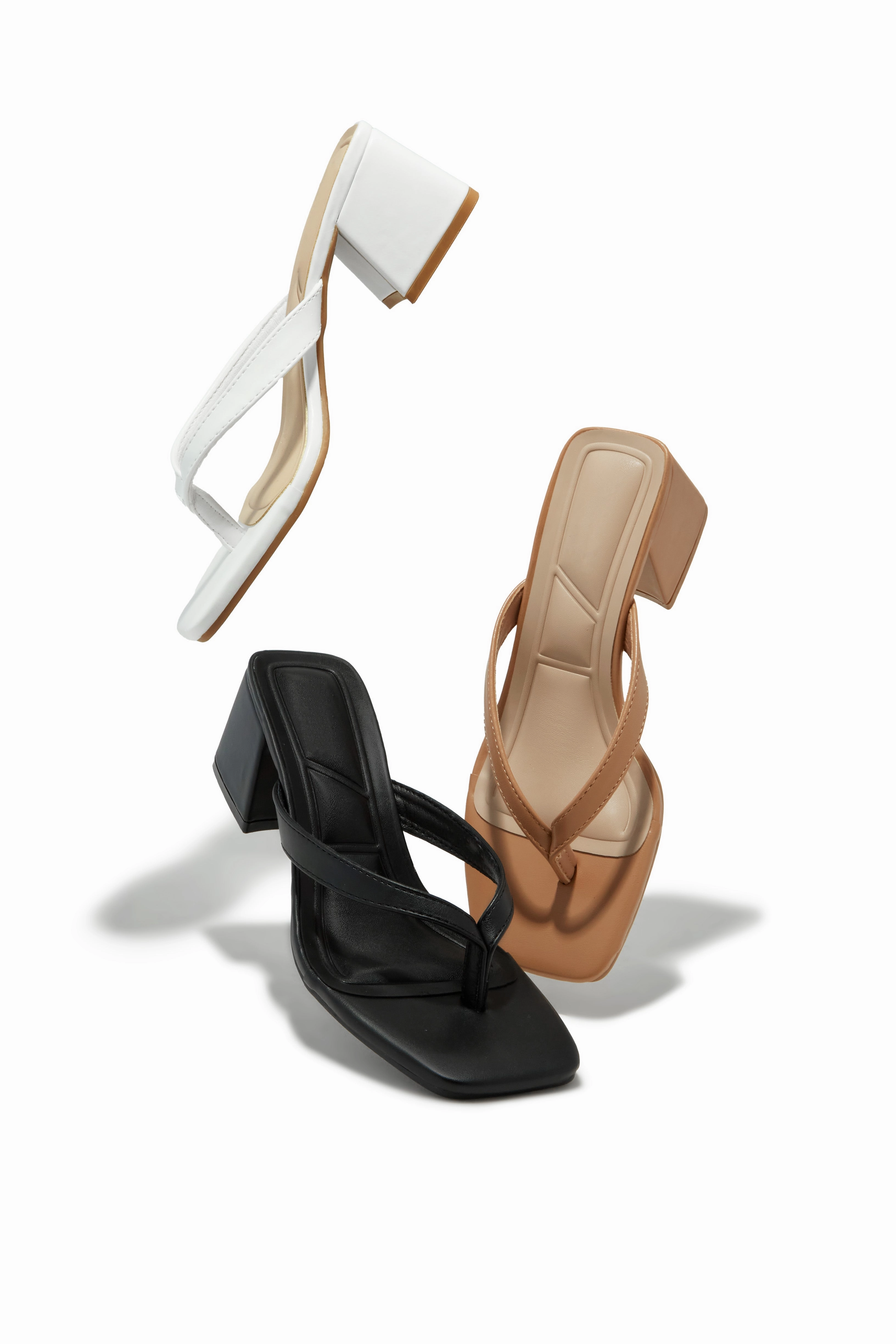 Talia Block Heel Mules - Black