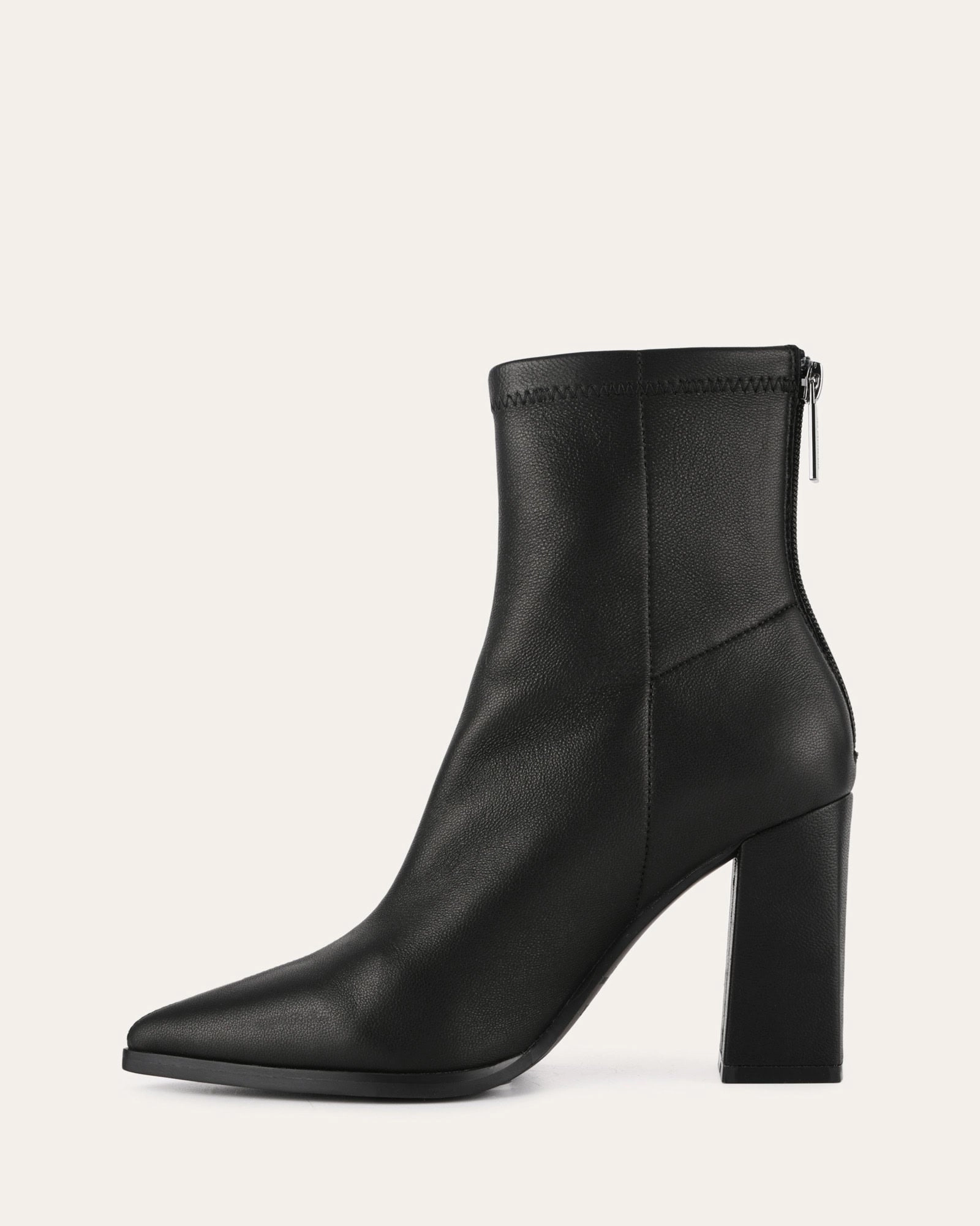 TEO HIGH ANKLE BOOTS BLACK LEATHER