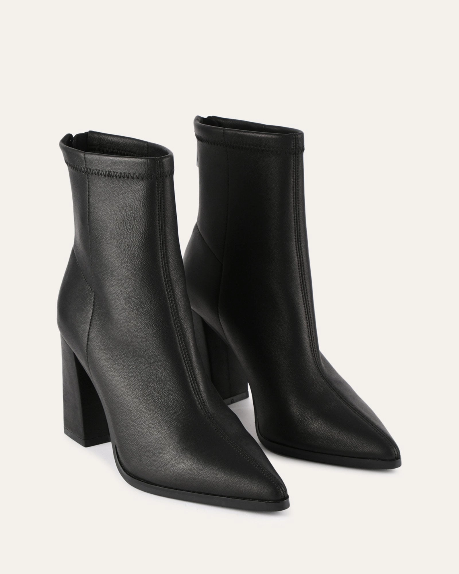 TEO HIGH ANKLE BOOTS BLACK LEATHER