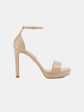 The Kensington Vegan Leather Stilettos | Nude