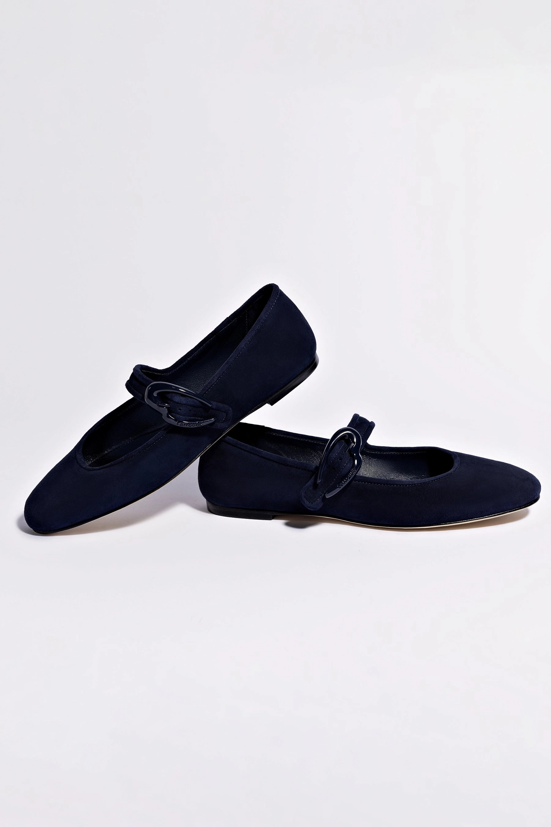 Verona Ballet Flat In Navy Suede