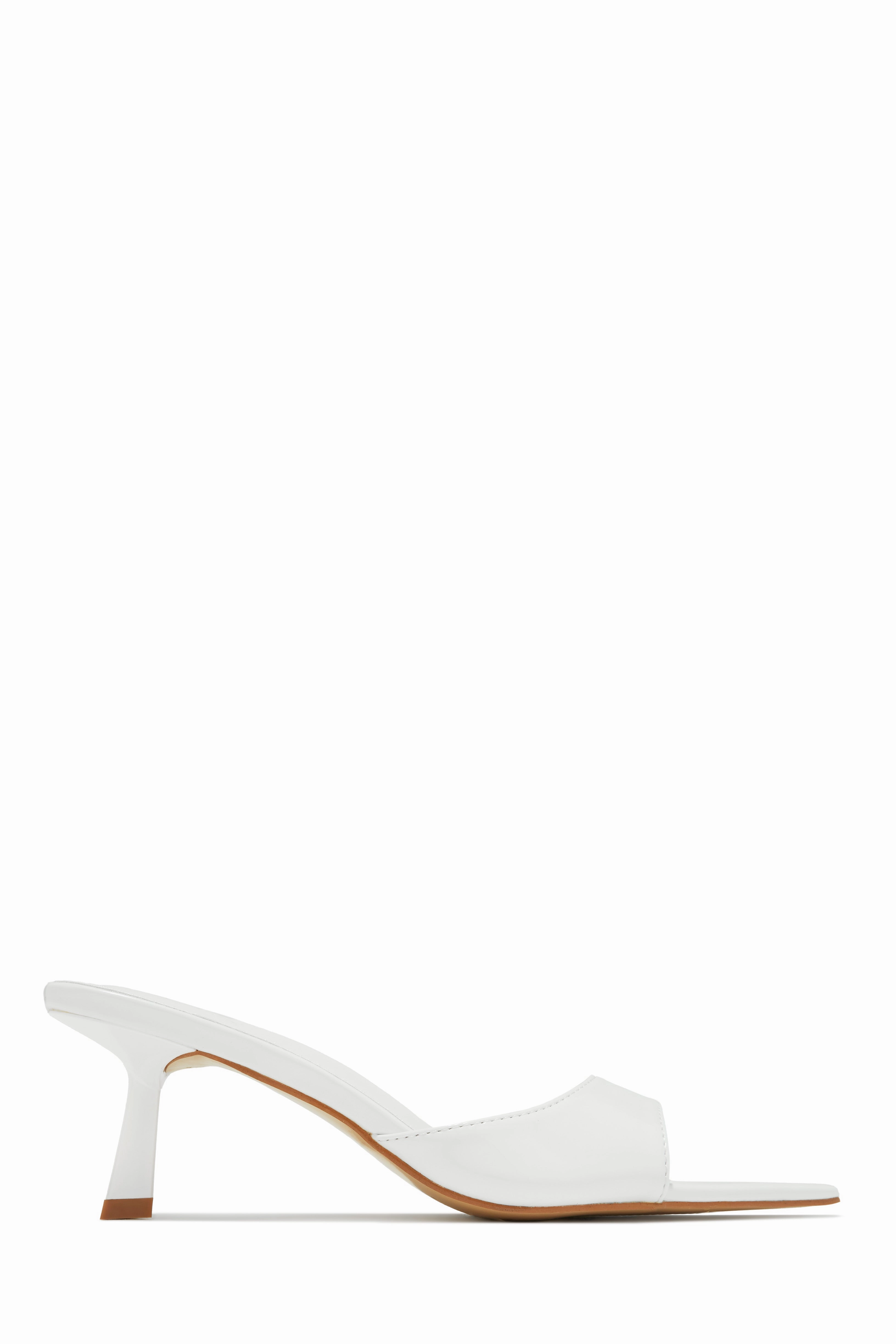 Zarina Mid Heel Mules - Black