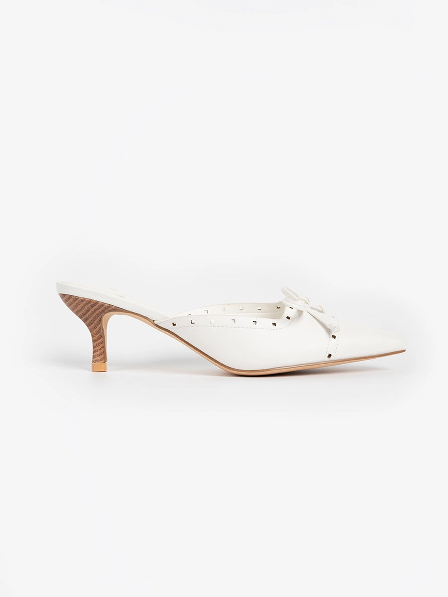 Zira Graceful Ribbon Mules