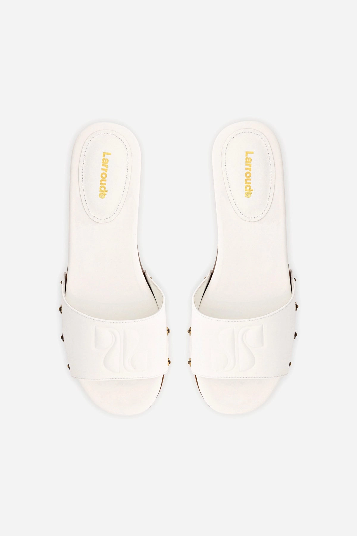 Zuzi Mule In White Patent Leather